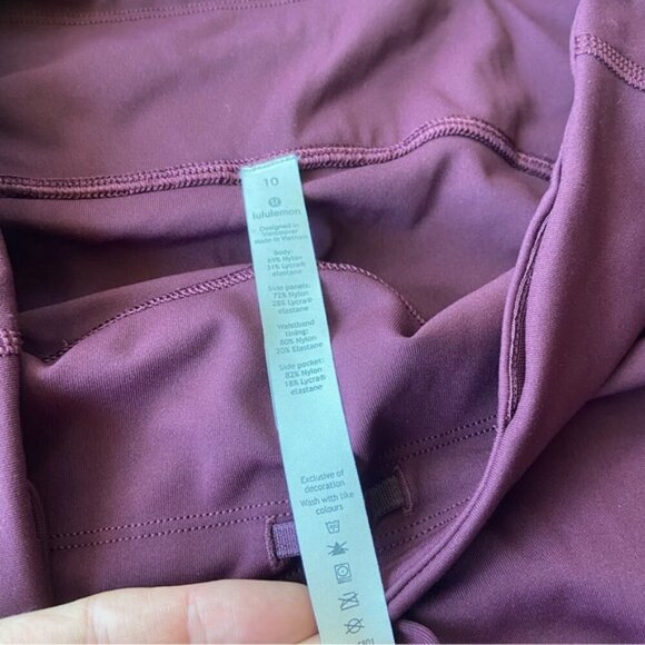 Lululemon On Repeat 7/8 Tight *28"Dark Adobe size 10 - Picture 11 of 13